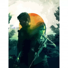 Картина по номерам на холсте Last of us 2 30X40