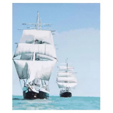 Рисование по номерам Фабрика Творчества «Корабли в море»