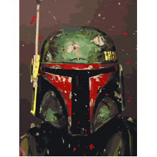 Картина по номерам Красиво Красим Боба Фетт Star Wars, 60 х 80 см