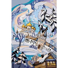 Картина по номерам Живопись по Номерам Зима-красавица, 40x60