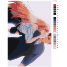 Живопись по номерам BRUSHES-PAINTS Аниме - эта фарфоровая кукла влюбилась. Марин Китагава и Вакана Годзё Живопись по номерам BRUSHES-PAINTS Аниме - эта фарфоровая кукла влюбилась. Марин Китагава и Вакана Годзё