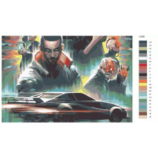 Живопись по номерам BRUSHES-PAINTS Киберпанк Cyberpunk 2077. Постер Живопись по номерам BRUSHES-PAINTS Киберпанк Cyberpunk 2077. Постер