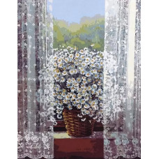 Картина по номерам Paintboy Ромашки, 40x50