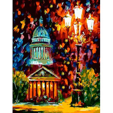Живопись по номерам Paintboy В свете фонаря 40x50