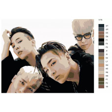 Живопись по номерам BRUSHES-PAINTS K-Pop Big Bang
