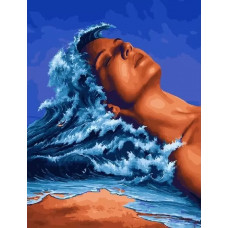Живопись по номерам Paintboy Спящая на волнах 40x50