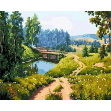 Картина по номерам Paintboy Мостик, 40x50