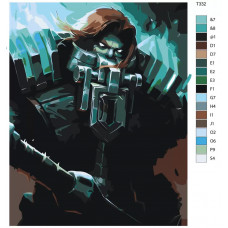 Живопись по номерам BRUSHES-PAINTS Mobile Legends: ТЕРИЗЛА