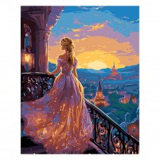 Картина по номерам Lori, РХ-173, Золушка, 40x50см, подрамник