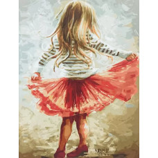 Картина по номерам Paintboy Модница, 40x50