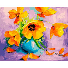 Картина по номерам Paintboy Оранжевое чудо, 40x50 см