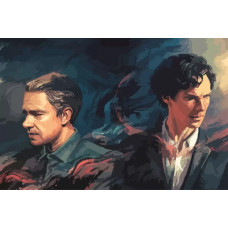 Картина по номерам Бруталити Шерлок Sherlock 9024 Г 60x40 см