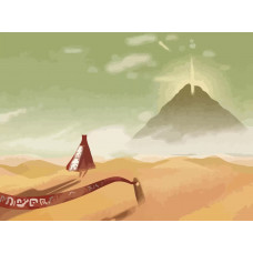 Картина по номерам Бруталити Journey пейзаж 3 на холсте 40x30