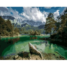 Картина по номерам ВанГогВоМне Травертиновые террасы, 40x50
