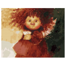Картина по номерам Paintboy Солнечный ангел с чашкой, 40x50