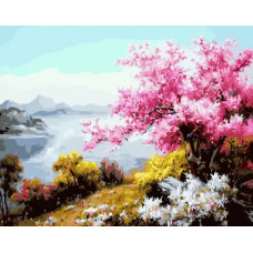 Живопись по номерам Paintboy Магия весны 40х50