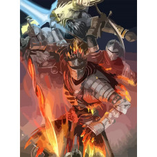 Картина по номерам Бруталити Игра Dark Souls 8406 В на холсте 30x40