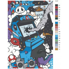 Живопись по номерам BRUSHES-PAINTS Игровой автомат