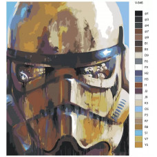 Живопись по номерам BRUSHES-PAINTS Штурмовик