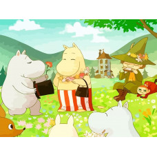 Картина по номерам Бруталити Мульфильм муми троль 8249 Г на холсте 30x40