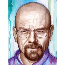 Живопись по номерам Бруталити Сериал Во все тяжкие Breaking Bad Уолтер Уайт - 6411 В
