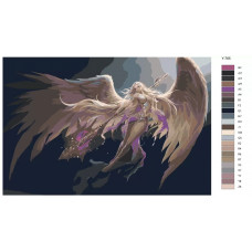 Живопись по номерам BRUSHES-PAINTS Ангел с посоxом Живопись по номерам BRUSHES-PAINTS Ангел с посоxом