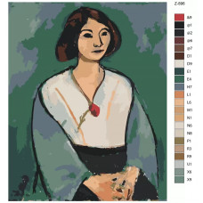 Живопись по номерам BRUSHES-PAINTS Репродукция картины - Женщина в зеленом. Художник Анри Матисс Живопись по номерам BRUSHES-PAINTS Репродукция картины - Женщина в зеленом. Художник Анри Матисс