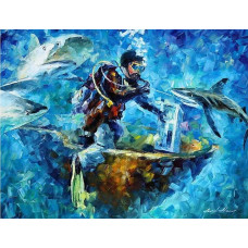 Картина по номерам Paintboy Под водой, 40x50