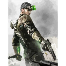 Картина по номерам Бруталити Splinter Cell спецагент 3 на холсте 40x30