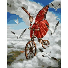 Картина по номерам Paintboy Original Наперегонки с чайками, 40x50 см