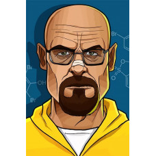 Живопись по номерам Бруталити Сериал Во все тяжкие Breaking Bad Уолтер Уайт - 6409 В