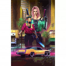 Картина по номерам Бруталити Cyberpunk 2077 3 60x40 см