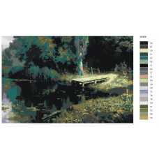 Живопись по номерам BRUSHES-PAINTS Репродукция картины - Заросший пруд. Художник Василий Поленов Живопись по номерам BRUSHES-PAINTS Репродукция картины - Заросший пруд. Художник Василий Поленов