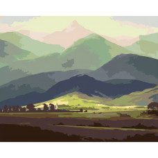 Картина по номерам Живопись по Номерам Горы, 40x50