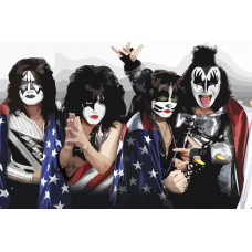 Картина по номерам Бруталити Kiss 7 см Картина по номерам Бруталити Kiss 7 см