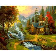 Картина по номерам ВанГогВоМне Осенний пейзаж, 40x50