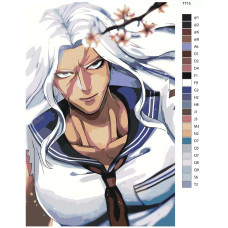 Живопись по номерам BRUSHES-PAINTS Сакура Огами. Аниме Данганронпа - Danganronpa