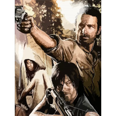 Картина по номерам Бруталити Сериал Ходячие мертвецы 7209 В на холсте 30x40 Картина по номерам Бруталити Сериал Ходячие мертвецы 7209 В на холсте 30x40