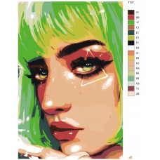 Живопись по номерам BRUSHES-PAINTS Кислотные Волосы Живопись по номерам BRUSHES-PAINTS Кислотные Волосы