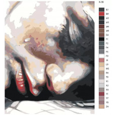 Живопись по номерам BRUSHES-PAINTS Печаль
