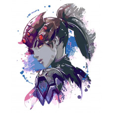 Картина по номерам Красиво Красим Overwatch - Роковая вдова В профиль, 40 х 50 см