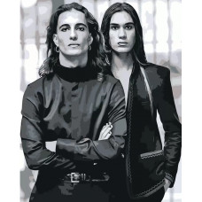 Картина по номерам Живопись по Номерам «Группа Maneskin: Итан и Дамиано» maneskin-026 Картина по номерам Живопись по Номерам «Группа Maneskin: Итан и Дамиано» maneskin-026