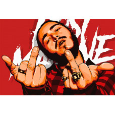 Картина по номерам Бруталити Музыка Post Malone 6100 Г 60x40 см Картина по номерам Бруталити Музыка Post Malone 6100 Г 60x40 см