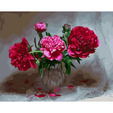 Картина по номерам Paintboy Цветы в тени, 40x50 см