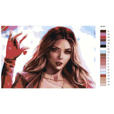 Живопись по номерам BRUSHES-PAINTS Алая Ведьма 1