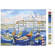 Живопись по номерам BRUSHES-PAINTS Италия. Венеция на берегу
