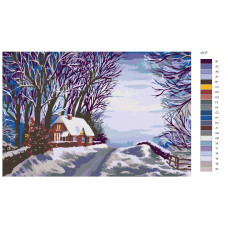 Картина по номерам, 40 x 60, LV17