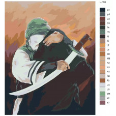 Живопись по номерам BRUSHES-PAINTS Восточные войны. Воин защищает свою мать Живопись по номерам BRUSHES-PAINTS Восточные войны. Воин защищает свою мать