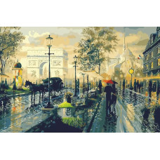 Картина по номерам Paintboy Парижская прогулка, 40x50