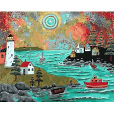 Картина по номерам Paintboy Мое море, 40x50 см